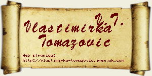 Vlastimirka Tomazović vizit kartica